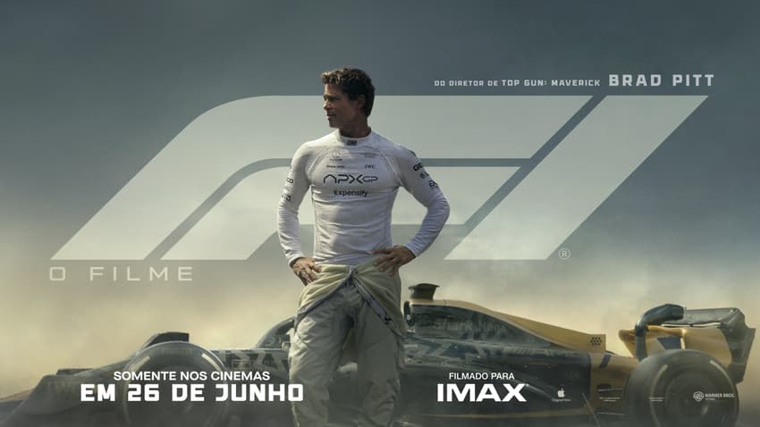 Cartaz do Filme da Fórmula 1 (Foto: Divulgação: Apple Studios)