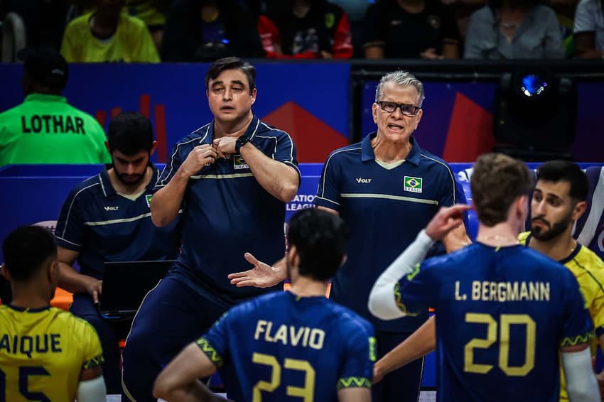 Brasil x Cuba, pela VNL masculina, no Maracanãzinho (foto: VNL)