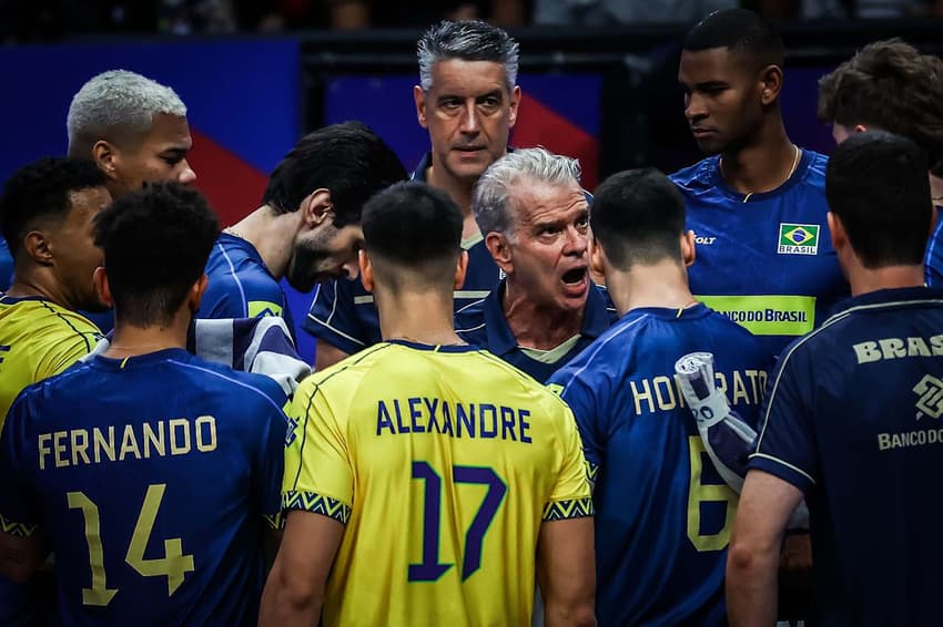 Brasil x Cuba, pela VNL masculina, no Maracanãzinho (foto: VNL)