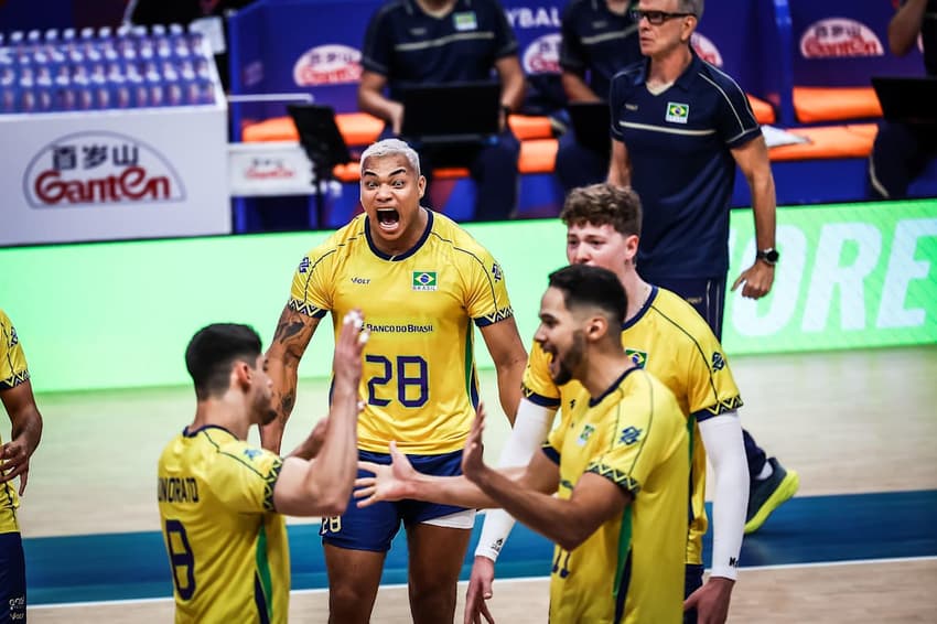 Brasil x Irã, pela VNL masculina (foto: VNL)