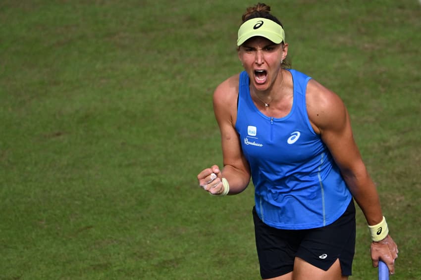 Bia Haddad enfrenta a ucraniana Elina Svitolina em Bad Homburg (foto: Kirill KUDRYAVTSEV / AFP)