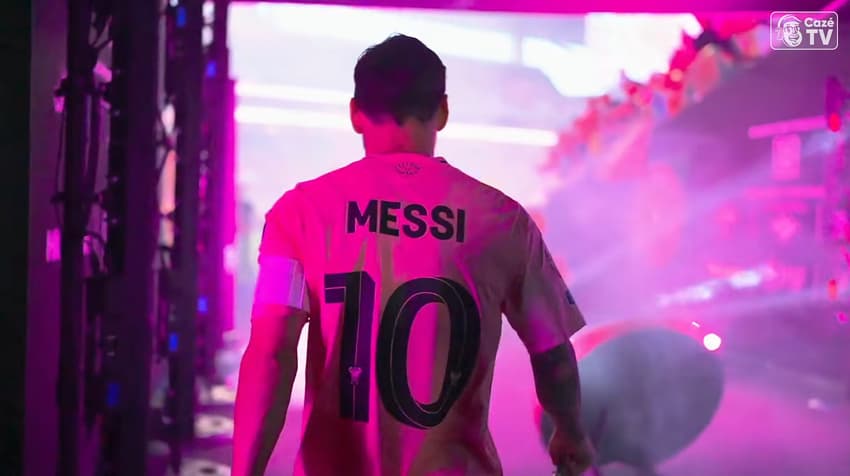 Entrada de Messi na abertura do Mundial de Clubes
