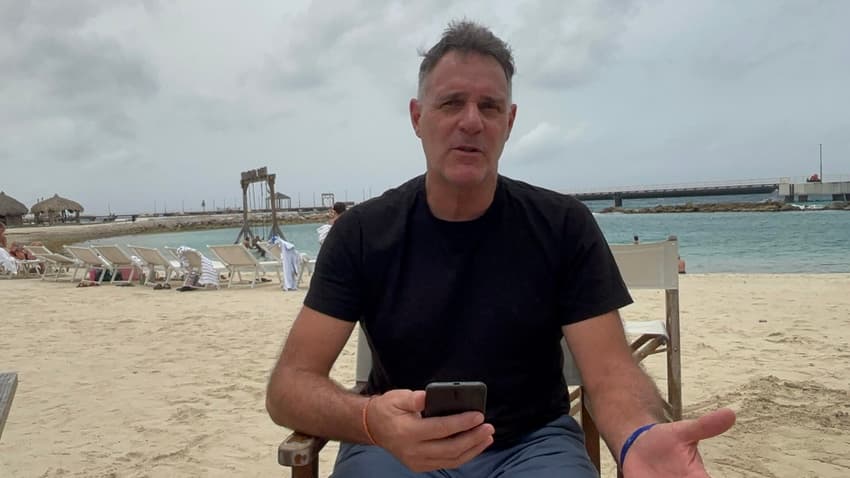 Carlos Germano em entrevista com o Lance! sobre Seleção Brasileira em Curaçao