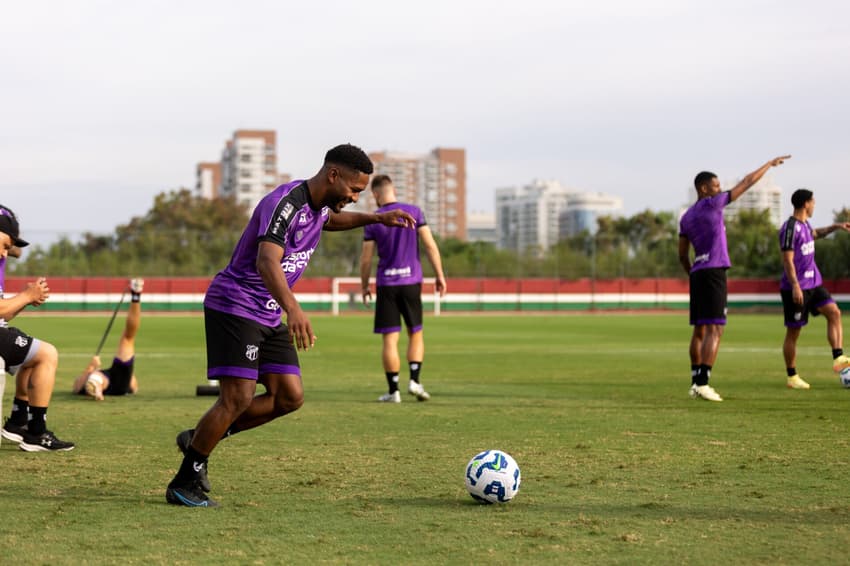 Ceará enfrenta o Botafogo nesta quarta-feira (Foto: Felipe Santos/Ceará SC)