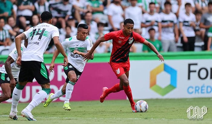 Coritiba e Athletico ficaram no empate sem gols, pelo Paranaense 2025. Foto: José Tramontin/Athletico