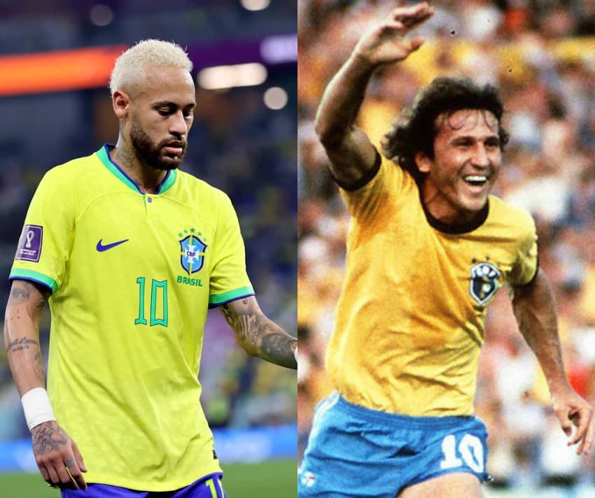 Zico - Neymar - Seleção Brasileira