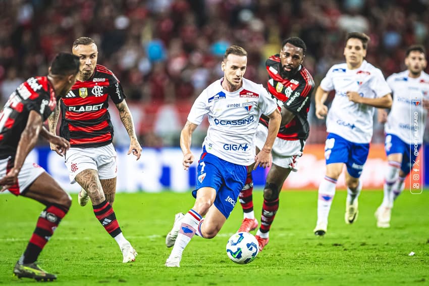 Partida entre Flamengo e Fortaleza, pelo Brasileirão (Foto: Baggio Rodrigues/Fortaleza EC)