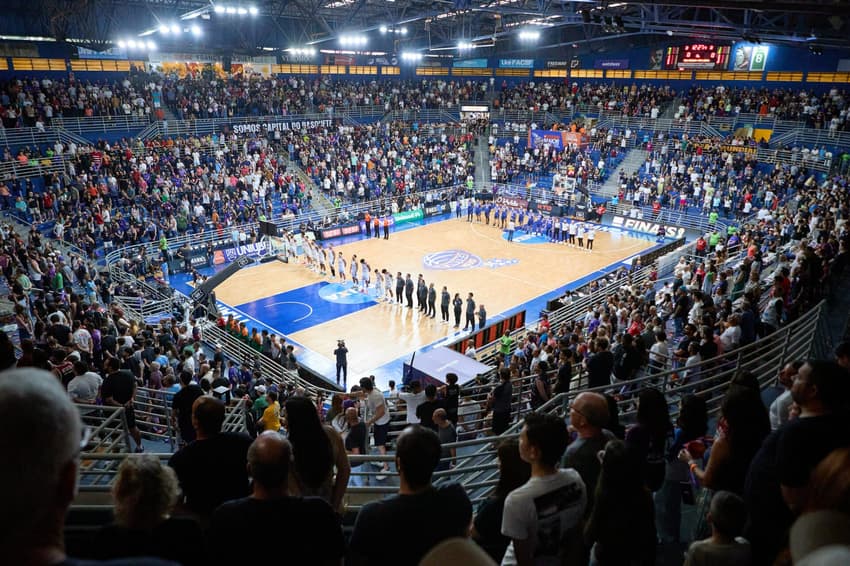 Franca x Minas, jogo 1 das finais do NBB (foto: Flickr Sesi Franca)