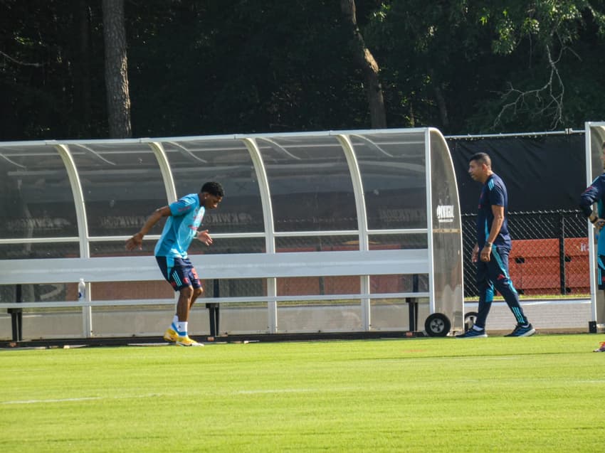 Gonzalo Plata treino Flamengo EUA Mundial