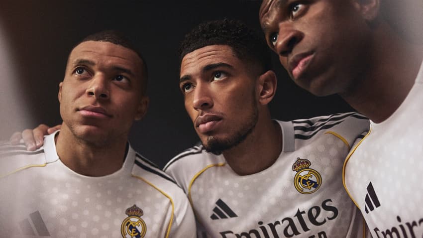 O Real Madrid anunciou nesta sexta-feira (6) o novo uniforme principal que será usado na próxima temporada (Foto: Divulgação/Real Madrid)