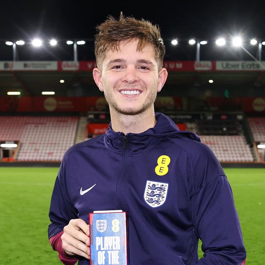 James McAtee, meia da seleção sub-21 da Inglaterra