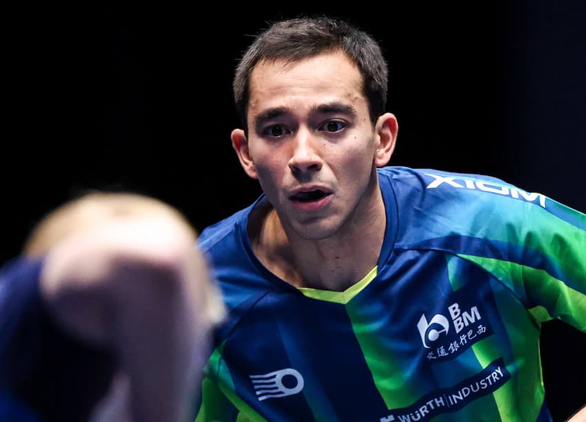 Hugo Calderano bicampeão na Eslovênia (foto: World Table Tennis)