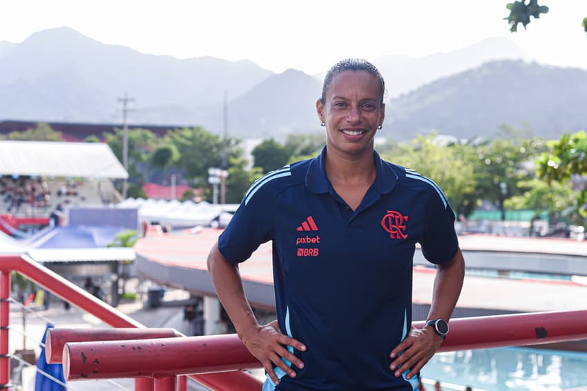 Rosana Augusto comanda o Flamengo desde abril. (Foto: João Guilherme/Flamengo)