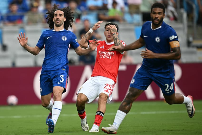 Jogo entre Benfica e Chelsea foi interrompido por risco de raio no Mundial