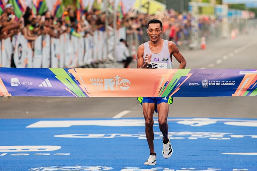 Justino Pedro da Silva foi o brasileiro mais bem colocado nos 42K da Maratona do Rio 2025 (foto: Lucas de Oliveira)
