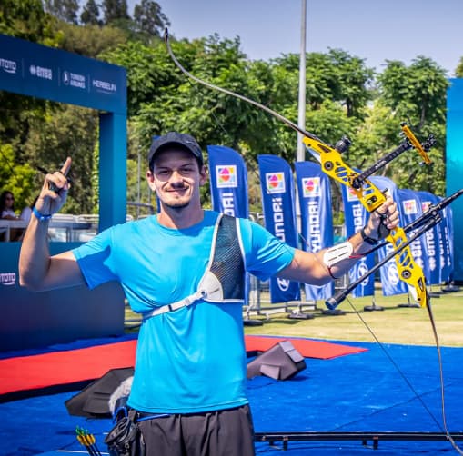 Marcus D'Almeida vence etapa da Copa do Mundo de Tiro com Arco na Turquia (Foto: Reprodução/Instagram Marcus D'Almeida)