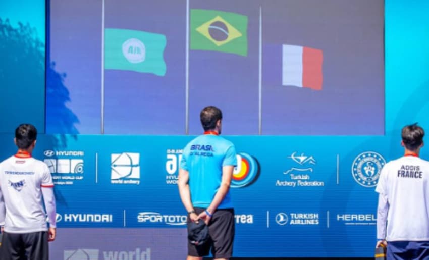 Marcus D'Almeida vence etapa da Copa do Mundo de Tiro com Arco na Turquia (foto: instagram Marcus D'Almeida)