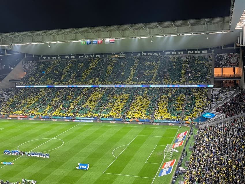 Mosaico Ancelotti Brasil Paraguai