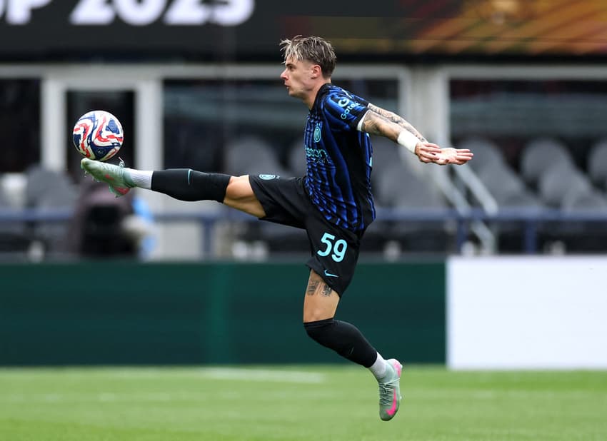 Nicola Zalewski, da Inter de Milão, em partida contra o Urawa Reds (Foto: Buda Mendes/Getty Images North America/Getty Images via AFP)