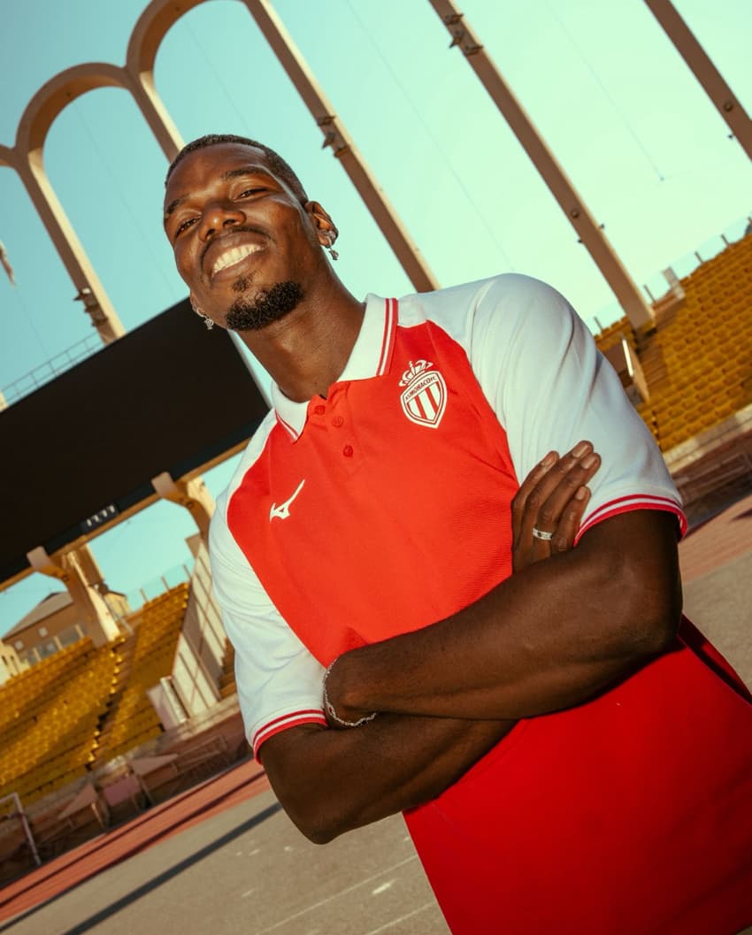 Pogba é anunciado pelo Monaco em suas redes sociais (Foto: Reprodução/ Monaco)