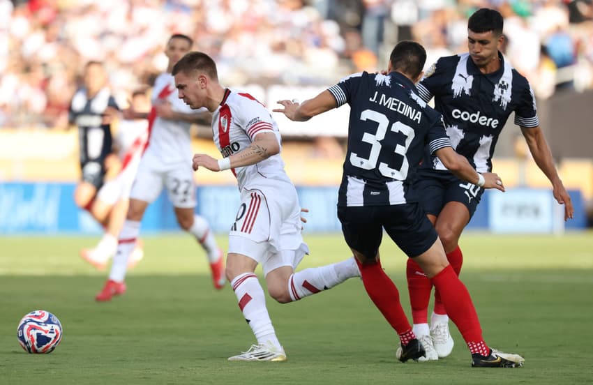 Partida entre River Plate e Monterrey, pelo Mundial de Clubes (Foto: Patrick T. Fallon/AFP)