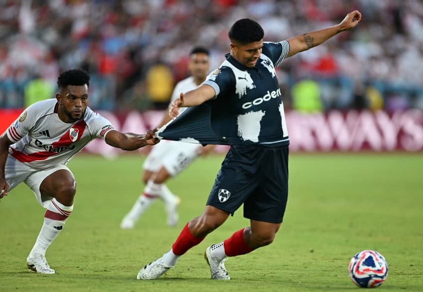 Partida entre River Plate e Monterrey, pelo Mundial de Clubes (Foto: Yuri Cortez/AFP)
