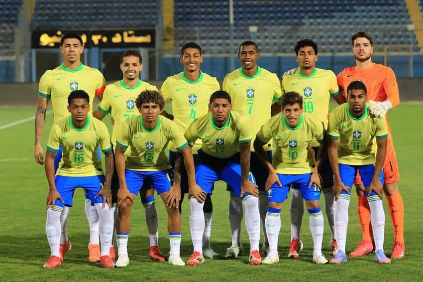 Seleção brasileira sub-20 realizou três amistosos no Egito (Foto: Reprodução/Gustavo Prado)