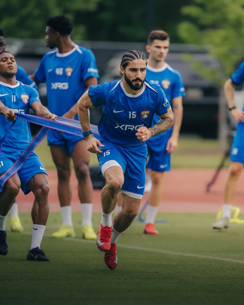 Erik, brasileiro do Al Ain, em preparação nos estados Unidos para o Mundial de Clubes (Foto: Reprodução/Erik)