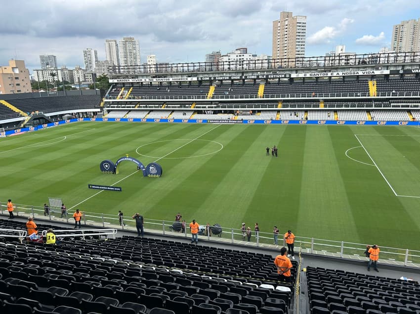 Santos x Botafogo (Foto: Guilherme Lesnok/ Lance!)