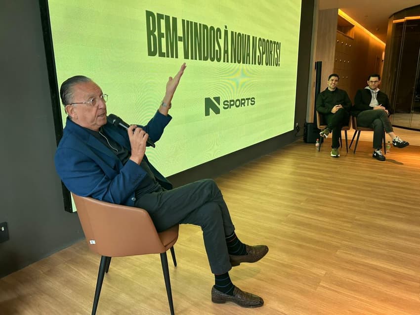 Galvão Bueno na apresentação da N Sports (Foto: N Sports)