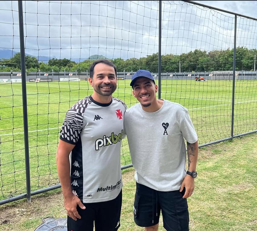 Cleber dos Santos e Allan, do Botafogo (Foto: Arquivo Pessoal)