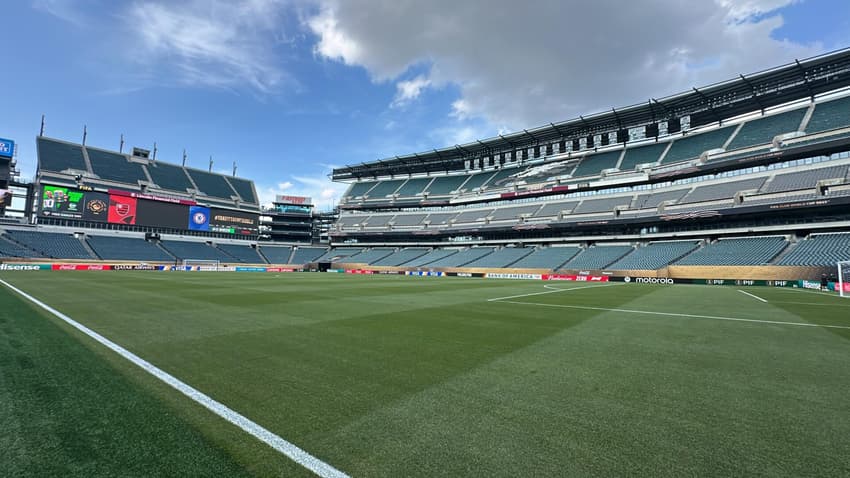 Lincoln Financial Field, palco de Flamengo x Chelsea (Foto: reprodução)