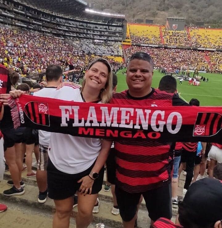 Goergea e Vitor em Guayaquil, em 2022 (Foto: Arquivo Pessoal)