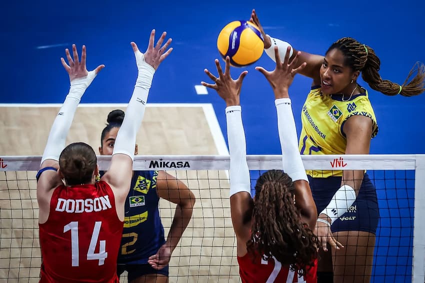 Brasil x EUA - Liga das Nações de Vôlei (VNL)
