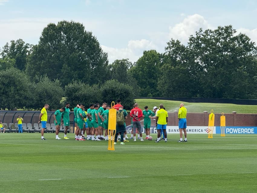Treino do Palmeiras em Greensboro, nos Estados Unidos