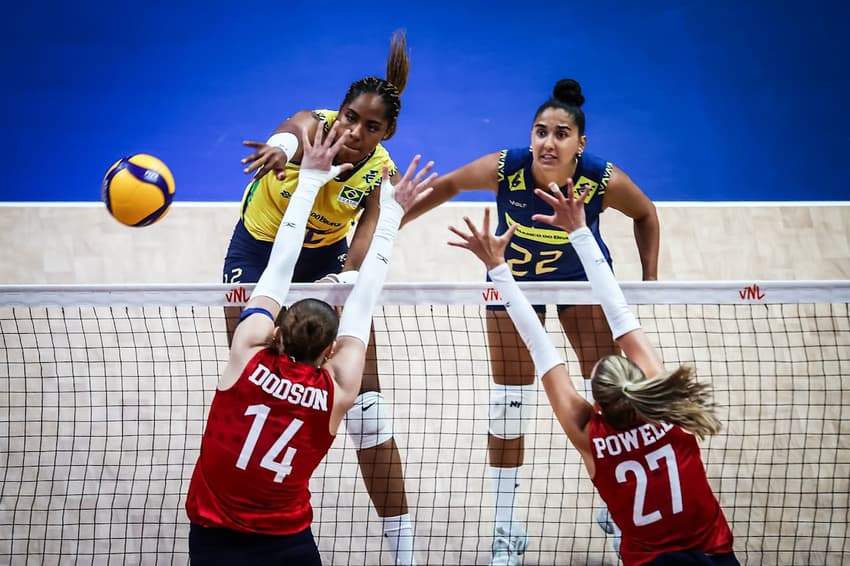 Brasil x EUA - Liga das Nações de Vôlei (VNL)