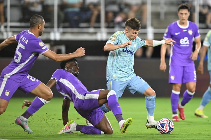 Francisco Conceição em Al Ain x Juventus