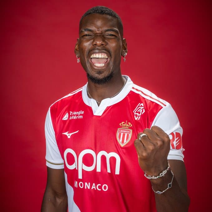 Paul Pogba é o novo reforço do Monaco (Foto: Divulgação/Monaco)