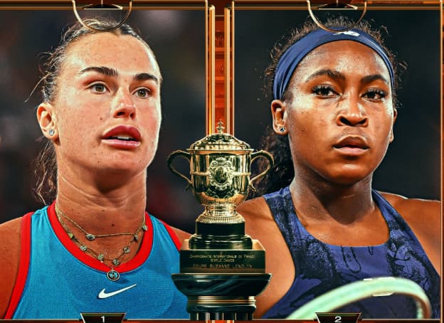 Sabalenka e Gauff decidem o título de Roland Garros