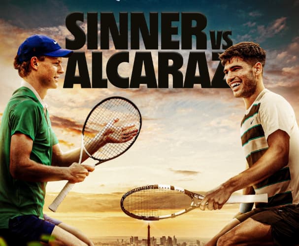 Sinner e Alcaraz vão decidir um Grand Slam pela primeira vez