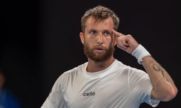 O polêmico francês Corentin Moutet (Reprodução)