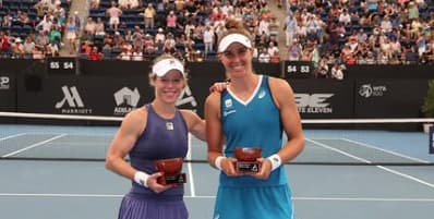 Em Adelaide, Laura Siegemund e Bia Haddad ficaram com o vice