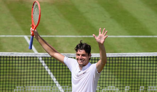 Em Stuttgart, no início de junho, Taylor Fritz conquistou o nono título da carreira (Divulgação)