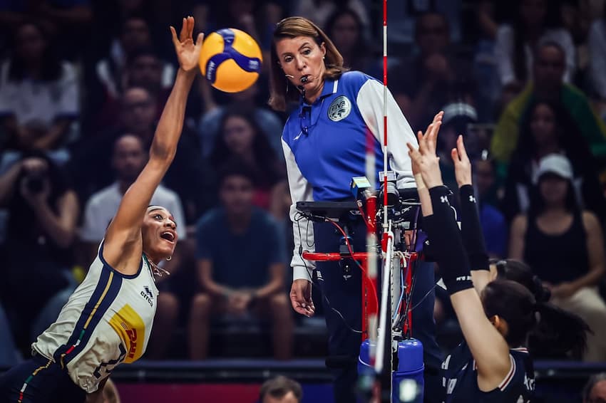Itália e Coreia do Sul se enfrentaram pela VNL (Foto: VNL)