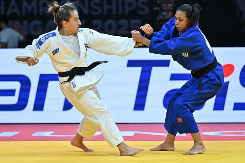 Jéssica Pereira enfrentou campeã olímpica