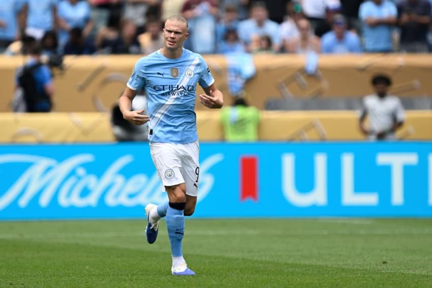 Haaland está escalado para Manchester City x Al Ain (Foto: Terence Lewis/Icon Sportswire via AP Images)