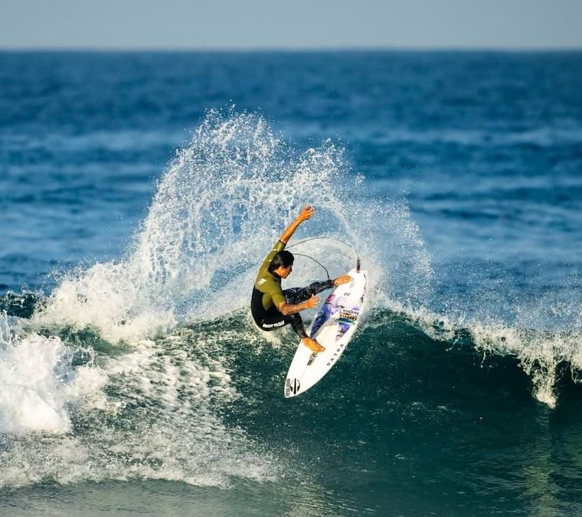 Miguel Pupo em ação na WSL (Foto: Reprodução/Instagram)