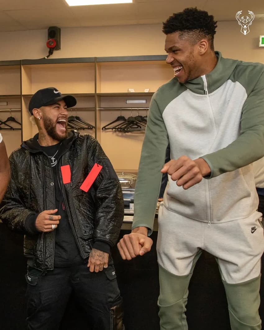 Neymar e Giannis Antetokumpo