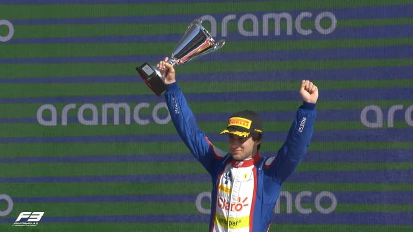 Rafael Câmara vence GP da Espanha de F3; Brasileiro é líder do campeonato (Foto: Reprodução / FIA Formula 3)