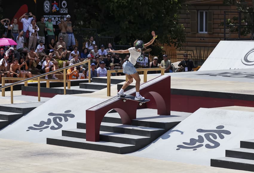 Rayssa Leal caiu na semifinal em Roma